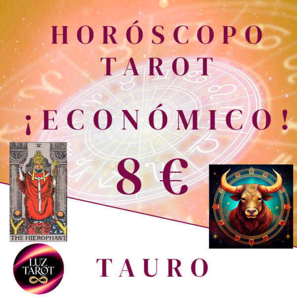 Horóscopo tarot de Tauro, que une la astrología y el tarot para ofrecer guía en temas relacionados con la estabilidad y el confort.